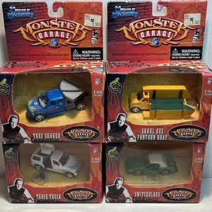 Muscle Machines Monster Garage Lot of  1/64 Scale 2004 NIB - Picture 1 of 19
