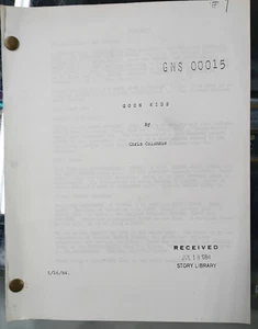 Vintage Original Script for "The Goonies" Under Original Title "Goon Kids" 1984 - Picture 1 of 7