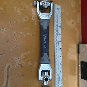 Kobalt Dogbone Multi-Socket Ratcheting Wrench 8-in-1 Swivel Head Tool - Picture 1 of 8