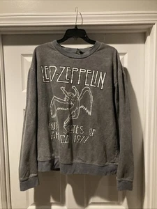 Men's Led Zeppelin Pullover Graphic USA 1977 Sweatshirt Size XXL - Bild 1 von 5