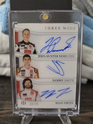 2023 Panini National Treasures Three Wide Autos JHN, Sammy Smith & Ryan Truex - Image 1 of 2