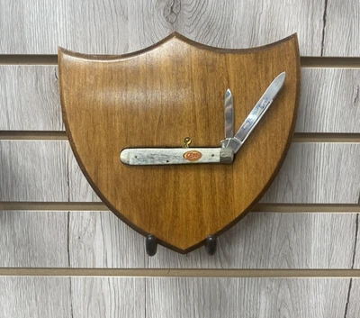 1987 Case Collector Club Jack faca 2 lâminas BL2019 lança de osso cinza e lâmina de caneta - Imagem 1 de 4