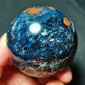 Rare 300G Natural  Beautiful Namibia " Pietersite" Gemstone Ball Healing R1983 - Picture 1 of 13