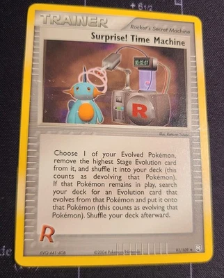 Surprise! Time Machine 91/109 Uncommon Team Rocket Returns Pokémon Card - Image 1 of 2