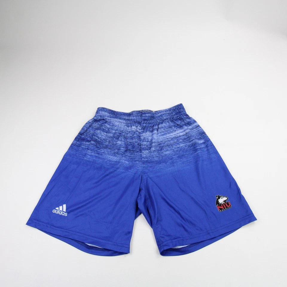 Pantalones Cortos de Práctica NIU Huskies Adidas Para Mujer Azul/Japeado Nuevos Foto 1 de 1