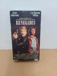 Renegades (VHS 1989) Kiefer Sutherland, Lou Diamond Phillips, Jami Gertz - Imagen 1 de 22