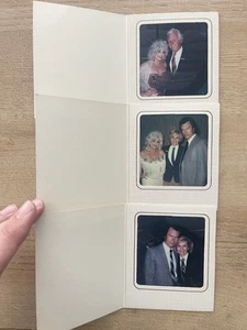 VTG Celebrity Impersonator Polaroid Photos 1980s - Clint Eastwood Dolly Parton - Picture 1 of 5