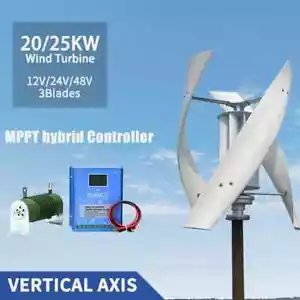 Wind Turbine Generator 12V 24V  Free Energy With MPPT Hybrid Controller - Picture 1 of 27