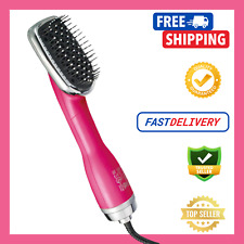 NEW HOT PINK Hot Brush Hair Dryer Dyson Blow Dry sleek FREE SHIPPING