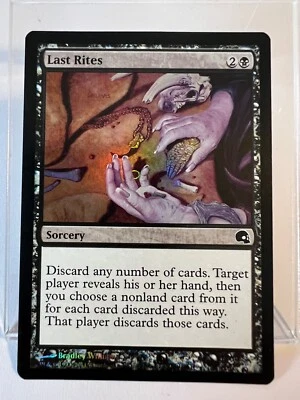 MTG Magic The Gathering Premium Deck Series: Graveborn Last Rites Common Foil LP - Image 1 of 2