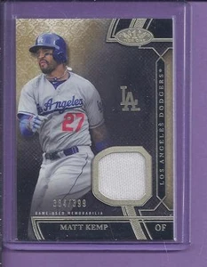 *2015 Topps Tier One Game Used MATT KEMP LA dodgers  /399 - Picture 1 of 1