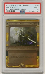 MAGIC MTG REUNIÓN AMONKHET INVOCACIONES REIVINDICATE #30 LÁMINA PSA 9 COMO NUEVA #* - Imagen 1 de 1