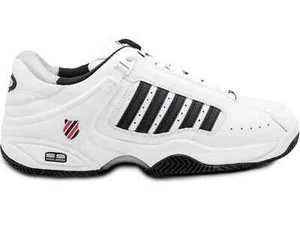 K-Swiss DEFIER RS Herren Weiß Sneakers Leder Sportschuhe Laufen 01033-164-M - Zdjęcie 1 z 1