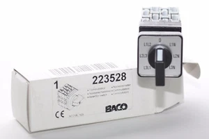 Voltmeter-Umschalter Nockenschalter von BACO Typ 223528 mit 0-Stellung - Picture 1 of 4