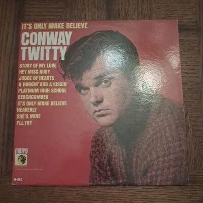 Conway Twitty - It’s Only Make Believe LP Metro M-512 in Great Shape VG!!! - Image 1 of 4