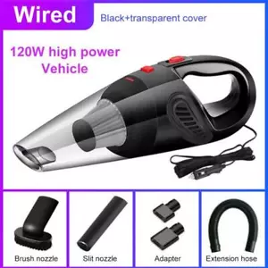 Aspiradora de Mano Inalámbrica 120W Pequeña Portátil Coche Auto Con Cable - Imagen 1 de 15