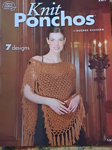 Strickponchos George Shaheen Strickmuster Lehrbuch - Bild 1 von 2