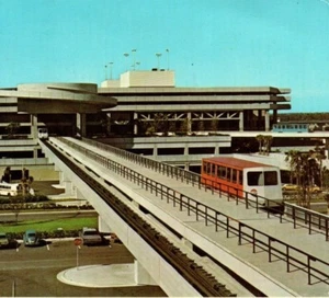 Tampa International Jetport Terminal Landside Terminal Plane FL Vintage Postcard - Picture 1 of 4