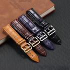 Premium Universal Genuine Leather Watch Band Strap Quick Release 18/19/20/21/22