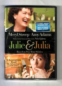 SEALED NEW DVD: JULIE & JULIA, Meryl Streep, Amy Adams, Based on 2 True Stories - Picture 1 of 3