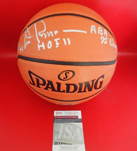 Artis Gilmore Signed Spalding Basketball W/ 3 Inscriptions JSA WB047598