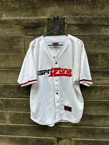 Vintage ESPN Zone Sports Baseball Jersey Shirt Medium New York 99 Used - Picture 1 of 3