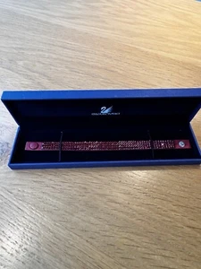 Swarovski Crystal Red Crystal Mesh Cuff - Picture 1 of 2