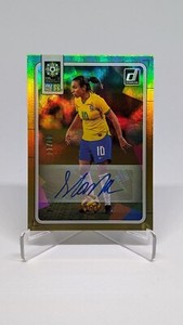 Marta 2023 Panini Donruss FIFA Womens World Cup GOLD FOIL 8/10 Auto Autograph 