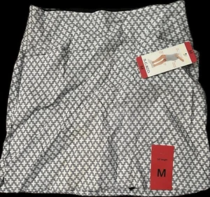 S.C. & CO. Black & White 360 Degree Tummy Control Skort Size M, Stretch Fabric. - Picture 1 of 6