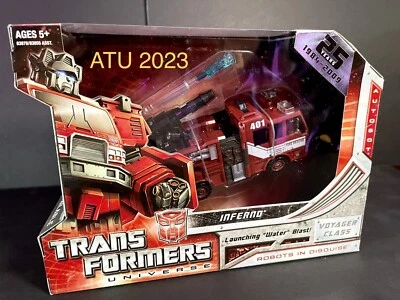Transformers Universe INFERNO 25th Anniversary Voyager Class Figure - Image 1 of 2