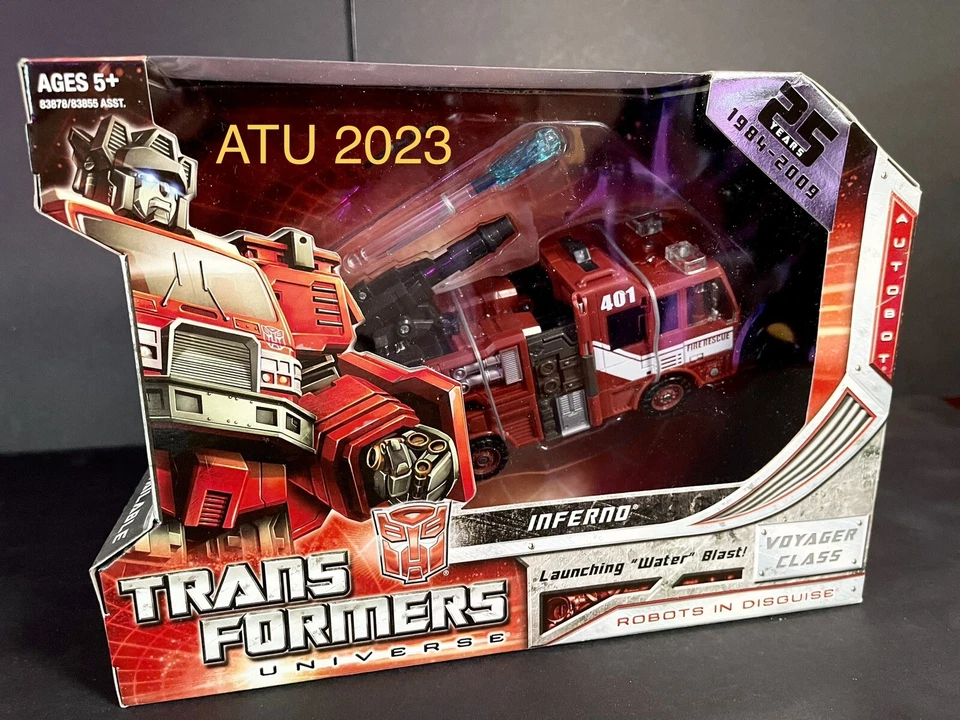Transformers Universe INFERNO 25th Anniversary Voyager Class Figure - Image 1 of 2