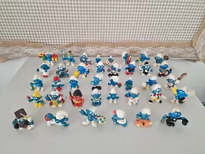 LOTE PITUFOS VINTAGE PVC - Foto 1 di 11