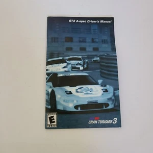PS2 Gran Turismo 3 GTA A-Spec solo manual del conductor - Imagen 1 de 3