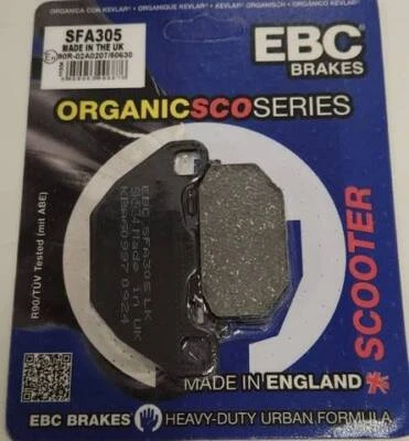 Rear Brake Pads For Kymco Super 9 50 LC Euro 2 2009 — 第 1/4 张图片