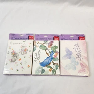 Vintage Hallmark Ambassador Gift Thank You Cards Envelopes 45 Cards Lot 90's - Picture 1 of 6