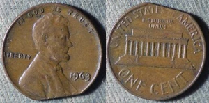 Error : 1963 Cent Clip K 5-7 IREC1269A - Picture 1 of 1