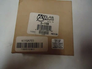 ATLAS SOUND D-11SB COIL SPEAKER "NEW" 110A703 - K110A703 - Picture 1 of 5