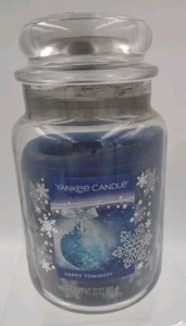 Yankee Candle Happy Tonight 22OZ Candle Lit One Time Amazing Smell Rare - Picture 1 of 7
