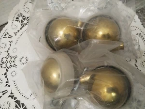 N.O.S. MCM Rollen 2,5" Räder Teppiche Gold Messing 4 Stück Konvolut (vtg) - Bild 1 von 5