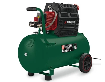 PARKSIDE Druckluft Kompressor Luftkompressor Kessel 50 L Silent PSKO 5010 A1 - Bild 1 von 4