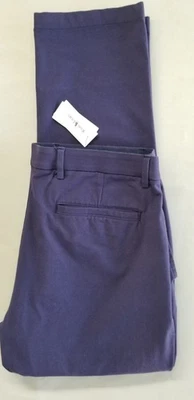 RALPH LAUREN BLACK LABEL Men Slim Fit Flat Front Dress Pant - 33x30 Navy Blue - Image 1 of 4