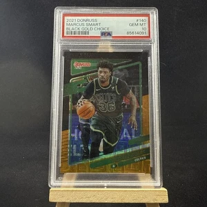 2021-22 Panini Donruss Marcus Smart Black Gold Choice /8 Boston Celtics PSA10 💎 - Picture 1 of 2