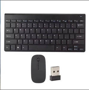 Wireless Gold Keyboard And Mouse With A Silent Button LED Indicator - Zdjęcie 1 z 6