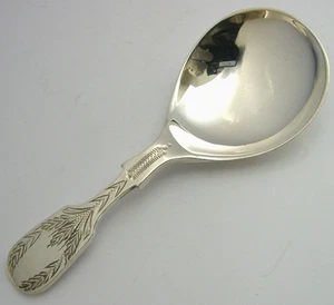 WELL MADE ENGLISH SOLID STERLING SILVER CADDY SPOON 1970 - Picture 1 of 6