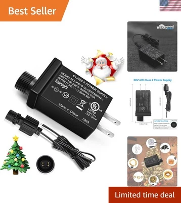 Fonte de alimentação 30V transformador LED à prova d'água baixa tensão interna externa - Imagem 1 de 4