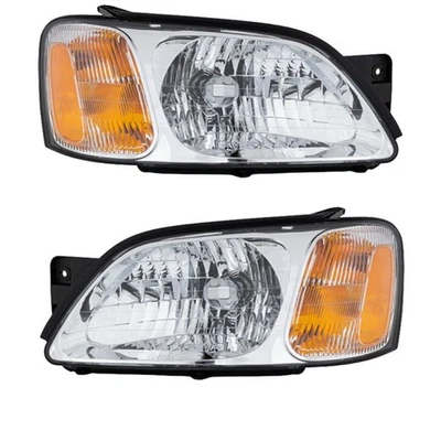 For 01-04 Legacy Brighton/L Headlight Headlamp Head Light Lamp w/Bulb SET PAIR - Image 1 of 4