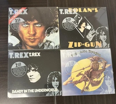 T Rex Marc Bolan 4 rare cds imports sets remastered 70s Rock - Imagem 1 de 4