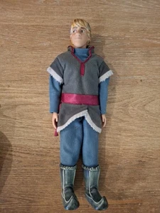 Disney Store FROZEN Kristoff Doll Classic Winter Outfit 12" Doll BOOTS *No Glove - Picture 1 of 5