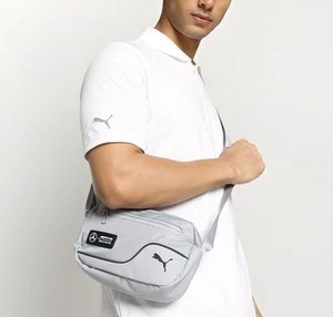 PUMA x Mercedes AMG Petronas Cross Body Bag 079606-03 Silver - Picture 1 of 8