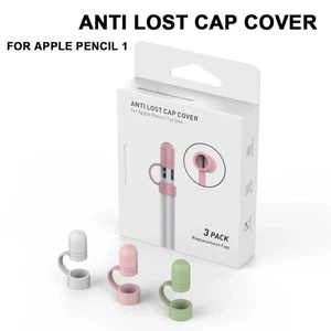 3Pcs Silicone Pencil Cap Protective Case Nib Tip for Apple Pencil 1 - Afbeelding 1 van 17